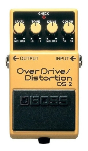 Pedal Boss Overdrive Distortion Para Guitarra Eléctrica Os-2