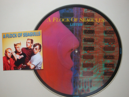 A Flock Of Seagulls Listen Lp Vinilo Pict Disc Uk 83 Cx