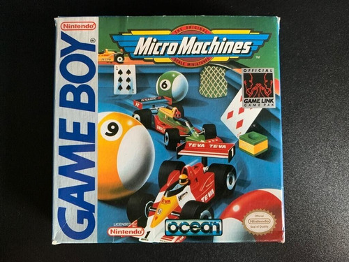 Micro Machines Game Boy Sin Manual