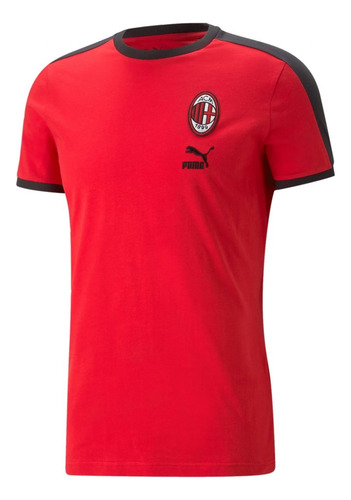 Playera Puma Del Milan De Italia Heritage T7 Red