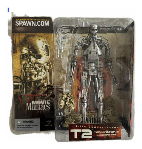 Terminator 2 T-800 Endoskeleton Mcfarlane Movie Maniacs
