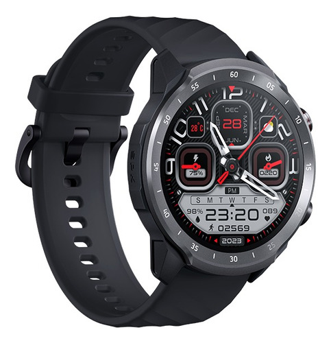 Smartwatch Mibro Watch A2 1.39 Hd Calls +70 modos, capa preta, cor branca