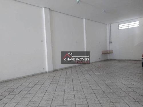 Loja Para Alugar, 230 M² Por R$ 5.000,00/mês - Centro - Santos/sp - Lo0103