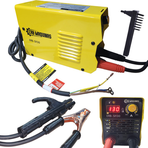 Aparelho Maquina Inversor De Solda Eletrodo Mma Tig Lift 130 Amperes Bivolt 127/220v 50/60hz Erbmaquinas