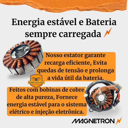 Estator Com Sensor Pcx 150 2019 2020 2021 2022 Magnetron