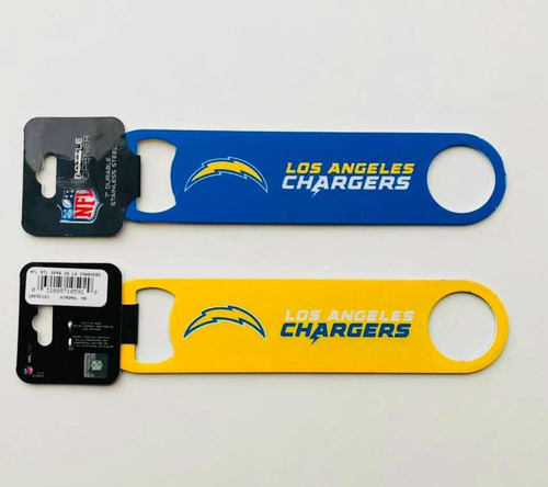 Destapador Metálico Cargadores De Los Angeles Chargers, Nfl