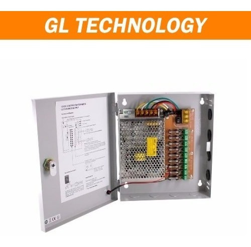 Fuente Centralizada 18 Canales 12v 20a Amper Cctv Camaras