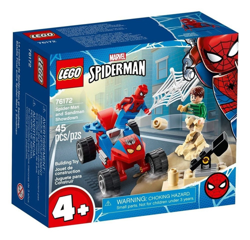 Lego® Spiderman - Batalla Entre Spider-man Y Sandman (76172) Cantidad de piezas 45