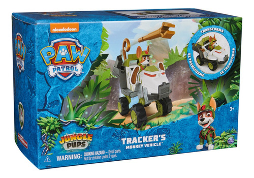 Paw Patrol 6069251 jungle pups vehículo de mono de tracker