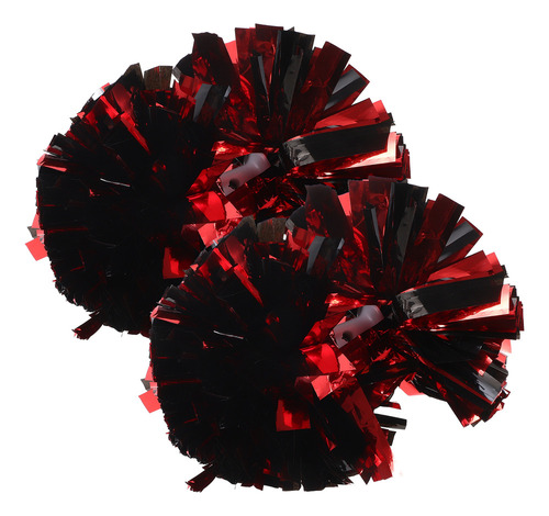 Pompón Con Forma De Bola De Porrista Rojo, 2 Unidades