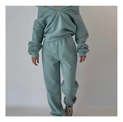 Conjunto Deportivo De Forro Polar De Moda Conjuntos Damas