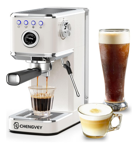 C Chengvey Maquina De Cafe Expreso, Cafe Expreso Y Cafe Frio