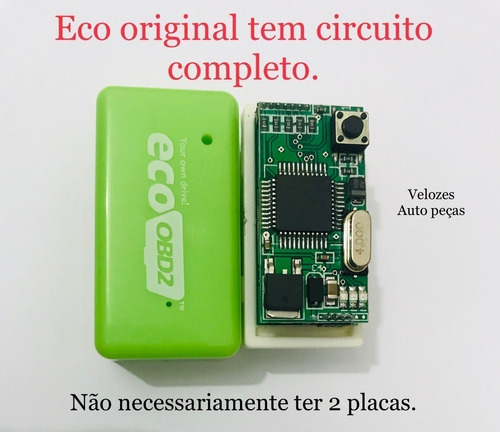 Eco Obd2 Gasolina Álcool Economia Combustível-frete Grátis