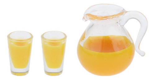 2x 1/12 Casa De Miniatura Cocina Leche / Botellas Y Tazas