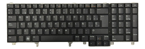 Teclado Compatible Dell Latitude E5520 E5530 E6520 E6530 Sp Negro Español España