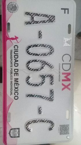 Placas De Taxi De La Ciudad Demexico