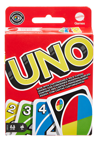 Juego De Cartas Uno || Mattel || Familiar