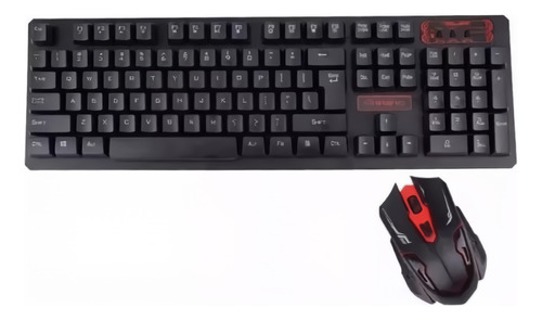 Combo Inalambrico 2.4ghz Compacto Teclado + Mouse 1600dpi 