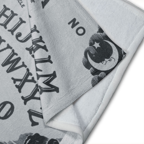 Cobija Matirmonial Curiosidades Varios Diseños Ultrasuave Ouija Gris Lisa