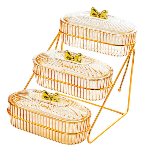 Bandeja De Fruta Múltiple Servicio 175cmx265cmx24cm 3 Capas