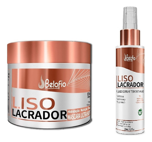 Belofio Liso Lacrador Fluido 120ml + Mascara 500g