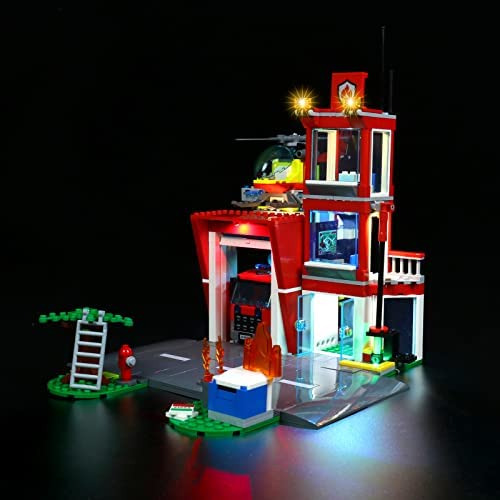 Luz De Ladrillo Para Lego City Fire Station 60320 Construcci