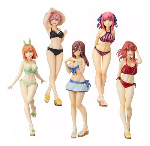 Figuras Quintillizas 18 Cm (ichika,nino,miku,yotsuba,itsuki)