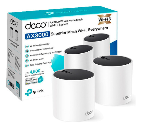 Deco X55 2 Pack Wifi 6 Tp Link Sistema Mesh Ax3000