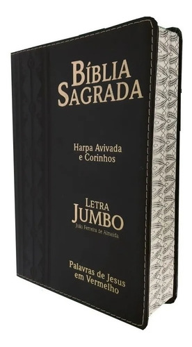 Biblia Jumbo Letra Extra Gigante Com Harpa Corrigida