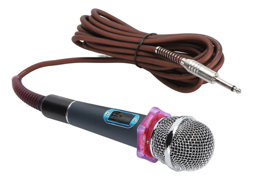 Micrófono De Mano Para Cantar Con Cable Clear Sound, Aleació