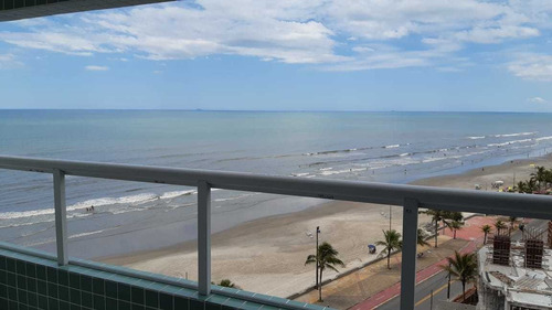 Apto 11° Com Vista Para O Mar Em Mongaguá. 7519 M H