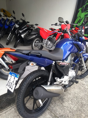 Imagem 23 de 25 de Honda Cg 160 Fan 0km Azul
