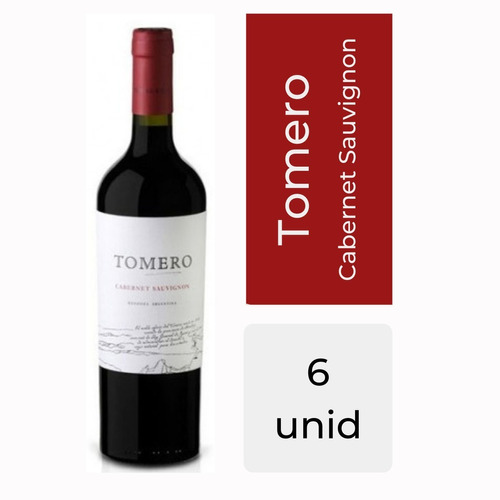 Vino Tomero Cabernet Sauvignon Caja X6 750ml Mp Drinks