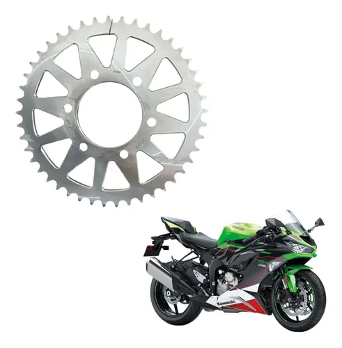Coroa Aluminio 42 Dentes 520 Kawasaki Zx6r 636 2013 A 2024