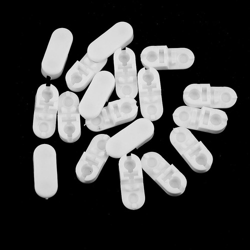 De Cadena Ciega De Rodillos Blanco 20x8x5mm