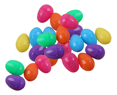 24 Piezas De Plástico Huevos De Pascua Mini-huevos