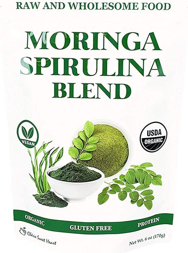 Cherie Sweet Heart Organic Moringa Y Spirulina Blend (6 Onz.