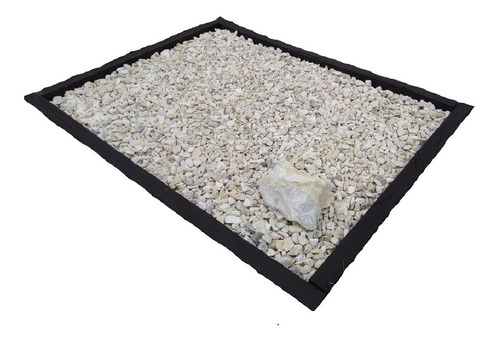 Piedra Blanca Decorativa Jardin - Granza Mate Premium 20 Kg