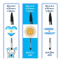 Comprar Pack X 12 Lapiceras Con Señalador Jura A La Bandera