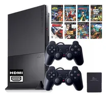 Comprar Playstation 2 Ps2 Slim Completo + 02 Controles + 45 Jogos!