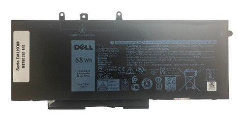 Bateria Original Dell Latitude E5480 E5580 E5490 Gjknx 68wh