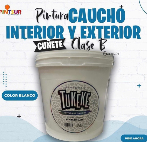 Cuñete De Pintura Blanco Puro 