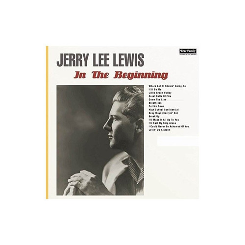 Lewis Jerry Lee In The Beginning Usa Import Lp Vinilo Nuevo