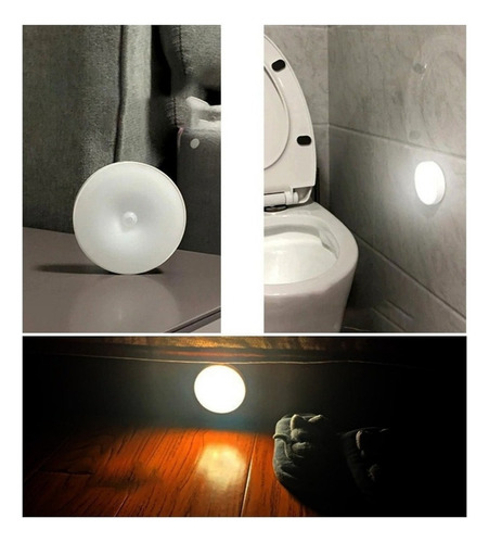 Luminária Lâmpada Led Sensor De Presença Acende Automatico