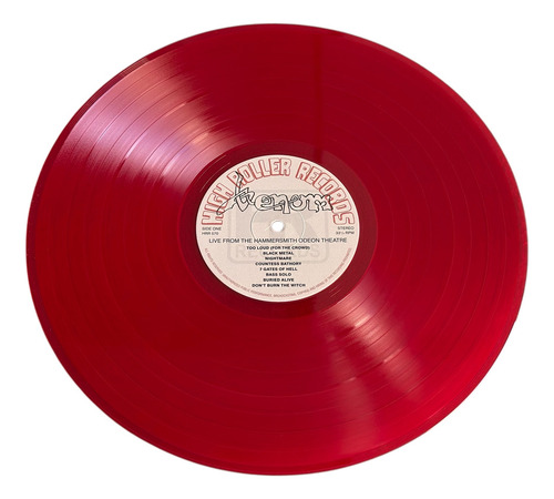 Venom - Live From The Hammersmith Odeon Theatre 1985 Lp Red Edição Limitada