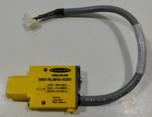 Banner Mini-beam Long Range Receiver Sm31rlmhs-40381 Tth