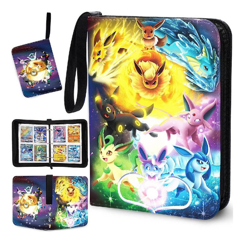 Pokemon Folder 4 Pocket 400 Cartas Eevee Evolutions