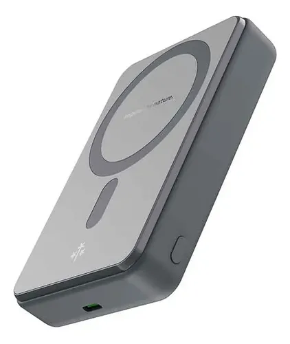 Power Bank Hune Halcón W10 Cargador Portátil Magnético 10000mAh Carga Rápida 20W USB-C PD Compatible iPhone Samsung Motorola Gris