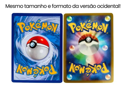 Kit Pokémon TCG 2025: 60 Cartas Japonesas c/ 2 Brilhantes e