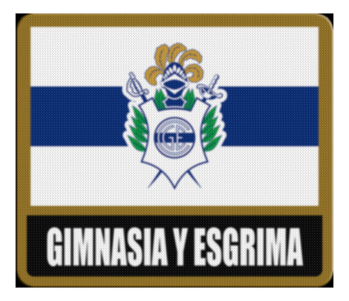Parche Termoadhesivo Flag Gimnasia Y Esgrima La Plata